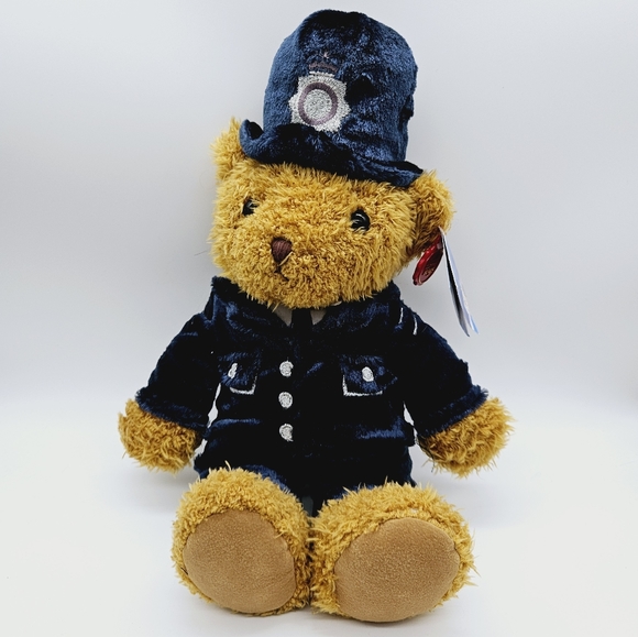 KEEL TOYS | souvenir plush UK policeman bear stuffed toy - Picture 1 of 8